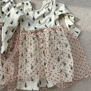 Hanna Anderson 3T Christmas tulle dress